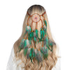 Bohemian Hippie Dream Catcher Peacock Feather Headband