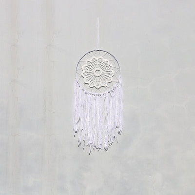 Nordic Large Flower Dream Catcher White Wedding  Decoration Room Decor Baby Kids Girls Christmaroom Decoration Gift