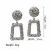 MANILAI Vintage Geometric Dangle Earrings Fashion Jewelry Women Rough Metal Drop Earring Big Alloy Statement Earings Punk