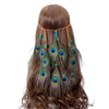 Bohemian Hippie Dream Catcher Peacock Feather Headband