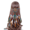 Bohemian Hippie Dream Catcher Peacock Feather Headband