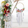 Nordic Large Flower Dream Catcher White Wedding  Decoration Room Decor Baby Kids Girls Christmaroom Decoration Gift