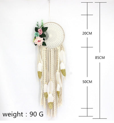 bohemian wedding decoration dream catcher large ins nordic dreamc atcher   room decoration girls room decor party wedding gift