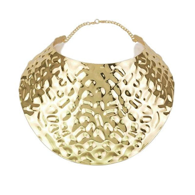 MANILAI Africa Statement Necklaces Big Alloy Torques For Women Large Collar Choker Necklace Boho Design Steampunk Jewelry 2020