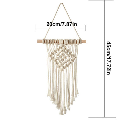 Hand-woven Pendant Macrame Wall Hanging Boho Woven Tapestry Bohemian Crafts Room Decoration Gorgeous Tapestry For Home Decor