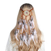 Bohemian Hippie Dream Catcher Peacock Feather Headband