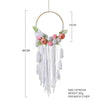 Nordic Large Flower Dream Catcher White Wedding  Decoration Room Decor Baby Kids Girls Christmaroom Decoration Gift