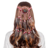 Bohemian Hippie Dream Catcher Peacock Feather Headband