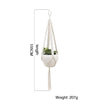 Macrame Wall Hanging Decoration Plant-Pot Net Basket Hanger Handmade Woven Pure Cotton Rope Beads Boho Tapestry Hanging Decor