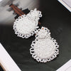 MANILAI Bohemian Handmade Beads Drop Earrings For Women Fashion Jewelry Dangle Earrings Round Statement Big Bead Pendant Wedding