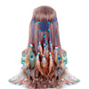 Bohemian Hippie Dream Catcher Peacock Feather Headband