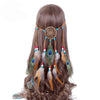 Bohemian Hippie Dream Catcher Peacock Feather Headband