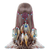 Bohemian Hippie Dream Catcher Peacock Feather Headband