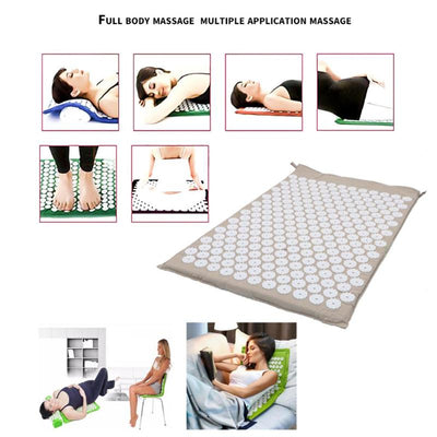 Acupuncture Massager Mat with Pillow