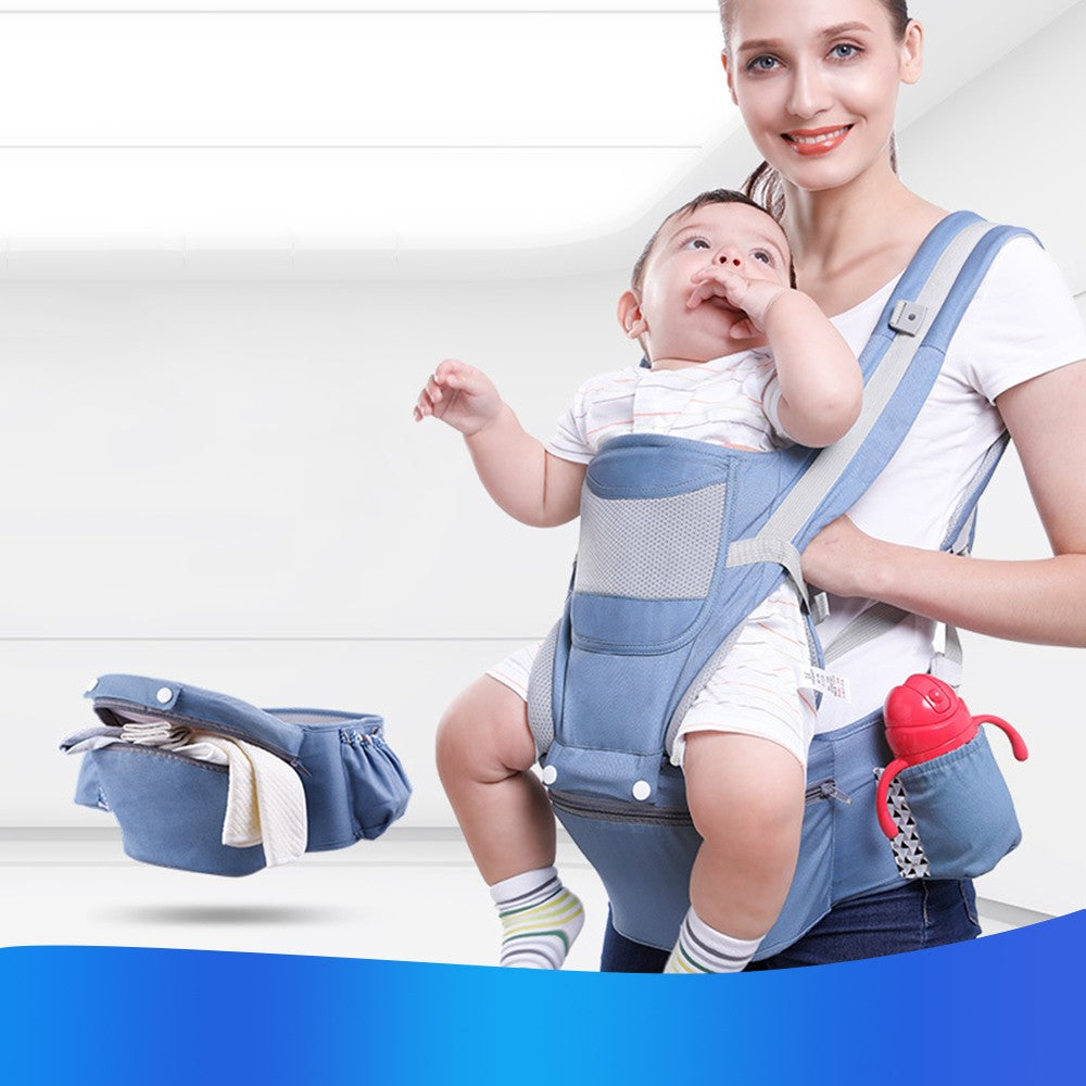 Easy Convenient Ergonomic All-In-1 15 Positions Kangaroo Baby Sling Carrier for Travel (0-48 Months)