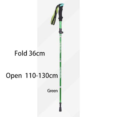 Outdoor Fold Trekking Poles Walking Stick