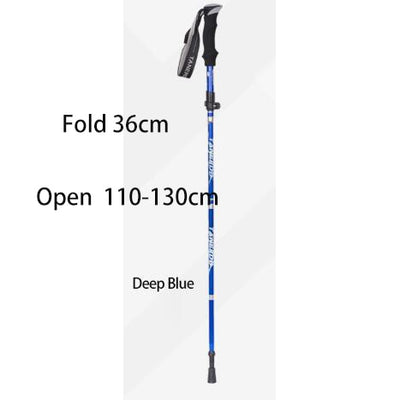 Outdoor Fold Trekking Poles Walking Stick