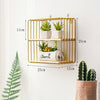 New Wooden Gold Storage Racks Hanging Decor