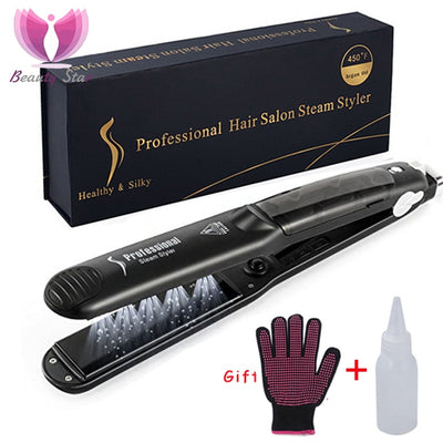 Professional Steam Hair Straightener