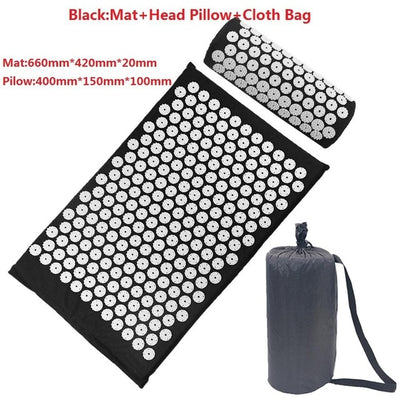 Acupuncture Massager Mat with Pillow