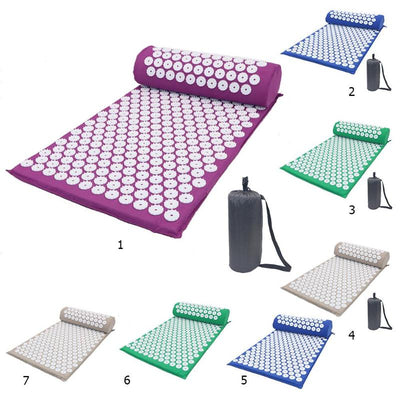 Acupuncture Massager Mat with Pillow