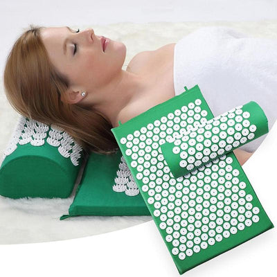 Acupuncture Massager Mat with Pillow