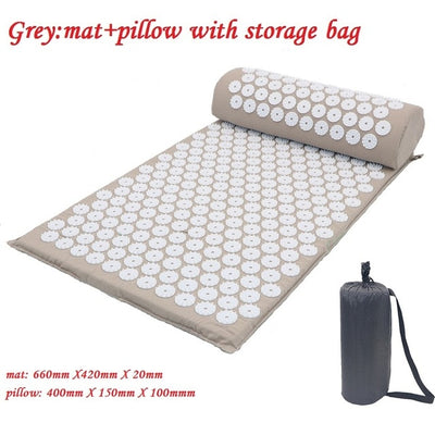 Acupuncture Massager Mat with Pillow